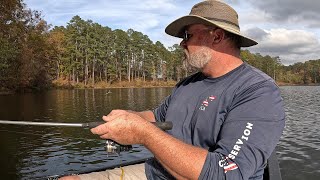 Sweetwater Lake catch and cook  Bluegill bass and crappie  Fall colors [upl. by Aehs]