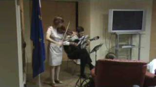 F Chopin Mazurka op7 N1 violin and guitar [upl. by Kotto328]