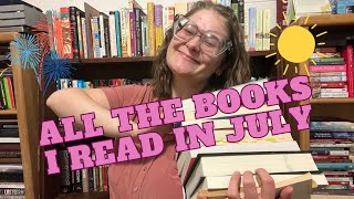 The 16 Books I read in July  July 2024 Reading WrapUp📚☀️ [upl. by Finnigan325]