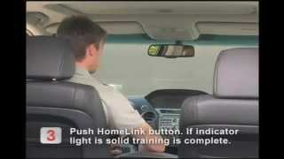 HomeLink Programming Instructions Garage Door Opener [upl. by Korry]