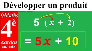 Maths 4ème  Règles pour développer et réduire tous les produits [upl. by Ginny]