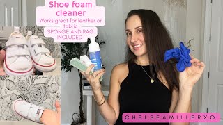 Shoe Cleaner Sneaker Cleaner Removes Dirt amp Stains Leather Knit PU Canvas Fabric shoecleaner [upl. by Belita544]