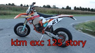 KTM EXC 125 2015 STORY [upl. by Naihtniroc]