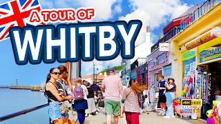 WHITBY  A tour of the fantastic seaside holiday town of Whitby England [upl. by Sipple]