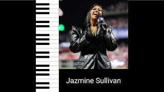 Jazmine Sullivan  The Star Spangled Banner Live Vocal Showcase [upl. by Airdnas]