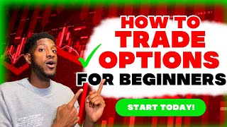 How to trade options for BEGINNERS‼️3 step process GET STARTED TODAY🤯 [upl. by Atsyrk]