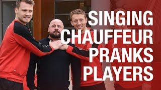 Liverpool FC stars pranked by annoying chauffeur [upl. by Plath]