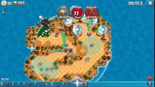 Tower Madness 2 47 Slithering Sands Hard 4 Stars [upl. by Jerrine]