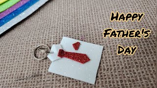 DIY fathers day Keychain with foam sheet  Fathers day gift ideas [upl. by Kassie]