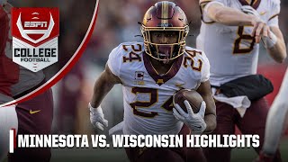 Minnesota Golden Gophers vs Wisconsin Badgers  Full Game Highlights [upl. by Ainirtak]