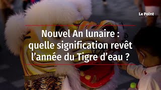 Nouvel An lunaire  quelle signification revêt l’année du Tigre d’eau [upl. by Lister736]