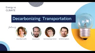 Decarbonizing Transportation  Energy vs Climate Episode 15 [upl. by Nosnhoj]