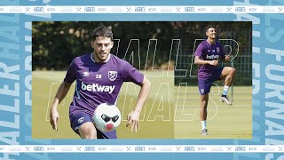 HALLER amp FORNALS  FIRST TRAINING SESSION WITH WEST HAM [upl. by Anaul723]