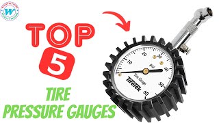 Top 5 Tire Pressure Gauges on amazon  Best Tire Pressure Gauges for the money [upl. by Narmi]