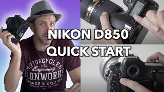 Nikon D850 Basics Tutorial quick start guide [upl. by Kowtko]