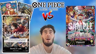 LONGEST Game EVER  ST14 Black Luffy vs Yellow Vegapunk  One Piece TCG Gameplay [upl. by Cele]