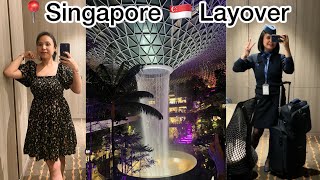 SINGAPORE 🇸🇬Layover Vlog  What Do We Carry In Our Crew Bag [upl. by Aitnohs]