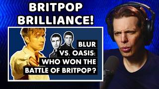 American Reacts to Blur vs Oasis The Britpop Battle [upl. by Yrolg789]