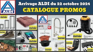 catalogue ALDI spécial maison du 22 octobre 2024 ✅ Arrivage meuble déco linge 🔥 Promos deals pub [upl. by Dnomad]