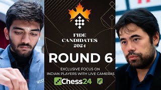 FIDE CANDIDATES 2024 DAY 6  Commentary by Samay Tania Sahil [upl. by Almena]