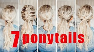 7 EASY Ponytails for Spring and Summer  Twist Me Pretty [upl. by Barabas]