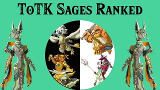 TOTK Sages Ranked totk [upl. by Alexandr]