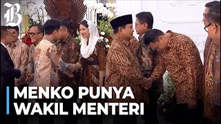 FULL Pengumuman Wamen Kabinet Merah Putih Prabowo  Gibran [upl. by Sayers]