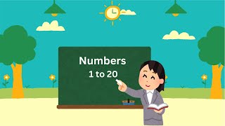 1 to 20 Number song Learn numbers with fun [upl. by Sanez]