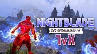 ESO 1vX PVP  Nightblade  Midyear Mayhem  Gold Road [upl. by Lokim631]