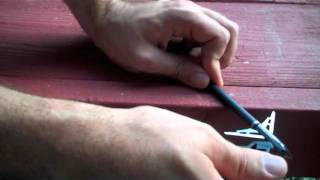 The Articulate Redneck  Testing and Sharpening Broadheads [upl. by Bull]