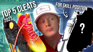 Top 5 Skill Position Football Cleats Best Receiver Cleats of 2022 [upl. by Cima]