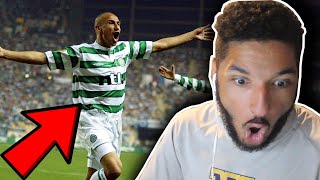 American FIRST REACTION to HENRIK LARSSON BEST GOALS FOR CELTIC FC [upl. by Akzseinga]