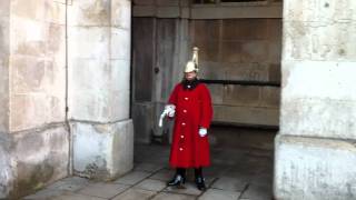 Furious Guard at the Household Cavalry Museum archway [upl. by Anaya]