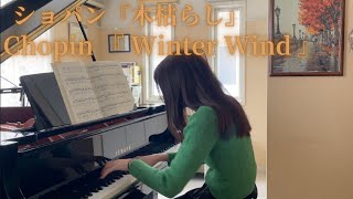 ショパン：木枯らし／Chopin Etude Op2511 Winter Wind [upl. by Etnovahs]