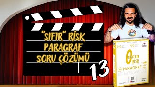 Paragraf Soru Çözümü 13  Sıfır Risk Paragraf  TYT  KPSS  ALES DGS [upl. by Edijabab]