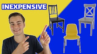 WHATS MORE COMFORTABLE 3 INEXPENSIVE IKEA DINING CHAIRS [upl. by Karolina]