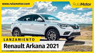 Renault Arkana 2021  Se estrena mundialmente en Chile el nuevo SUV Coupe de la marca francesa [upl. by Aric]