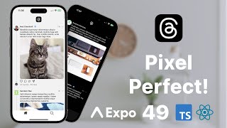 Building a Threads Clone with React Native TypeScript amp Expo [upl. by Geesey]