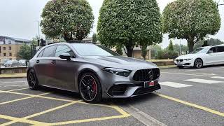 MercedesBenz A45 AMG S Plus 4MATIC  Finished in Designo Mountain Grey Magno [upl. by Tawsha]