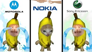 Banana Cat crying but famous phone ringtones 2 [upl. by Mok]