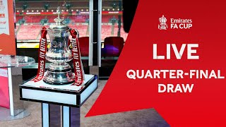 LIVE  QuarterFinal Draw  Emirates FA Cup 202324 [upl. by Palua935]