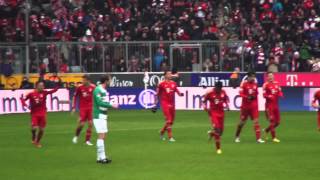 FC Bayern vs Greuther Fürth 10 Mario Mandzukic Torjubel  HD [upl. by Ayenat]