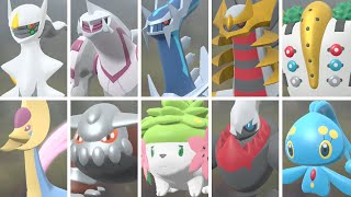 All Legendary Pokemon amp How To Catch Them In Pokemon Legends Arceus [upl. by Clementia123]