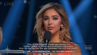 Miss California Flubs Miss USA Question [upl. by Amadus608]