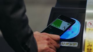 Apple Pay、iPhone 7でのSuicaの使い方（自動改札機） [upl. by Airdnal]