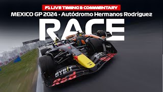 LIVE Data Formula 1 Race Mexico GP Autódromo Hermanos Rodríguez 2024  Commentary [upl. by Okomom]