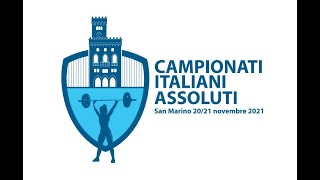 Sollevamento Pesi Finali Assoluti San Marino 2021 [upl. by Vas]