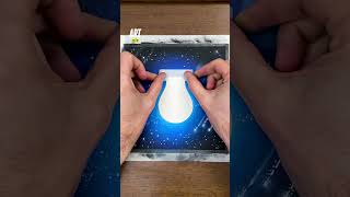 Im drawing a magical Christmas light bulb 🎄✍️ lWhat do you think  christmas oilpastels [upl. by Vaclava]