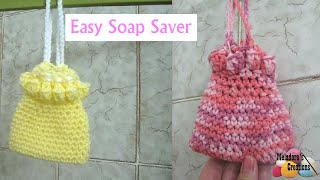 Easy Crochet Soap Saver  Crochet Bathroom Patterns [upl. by Sherburne]