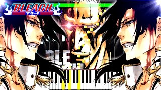 Bleach  Showing Off Kenpachi Vs Byakuya Theme  Piano Tutorial [upl. by Anaek344]